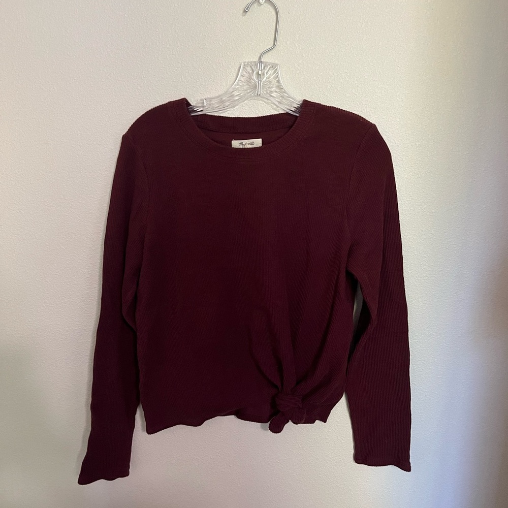 Madewell Tie Long Sleeve